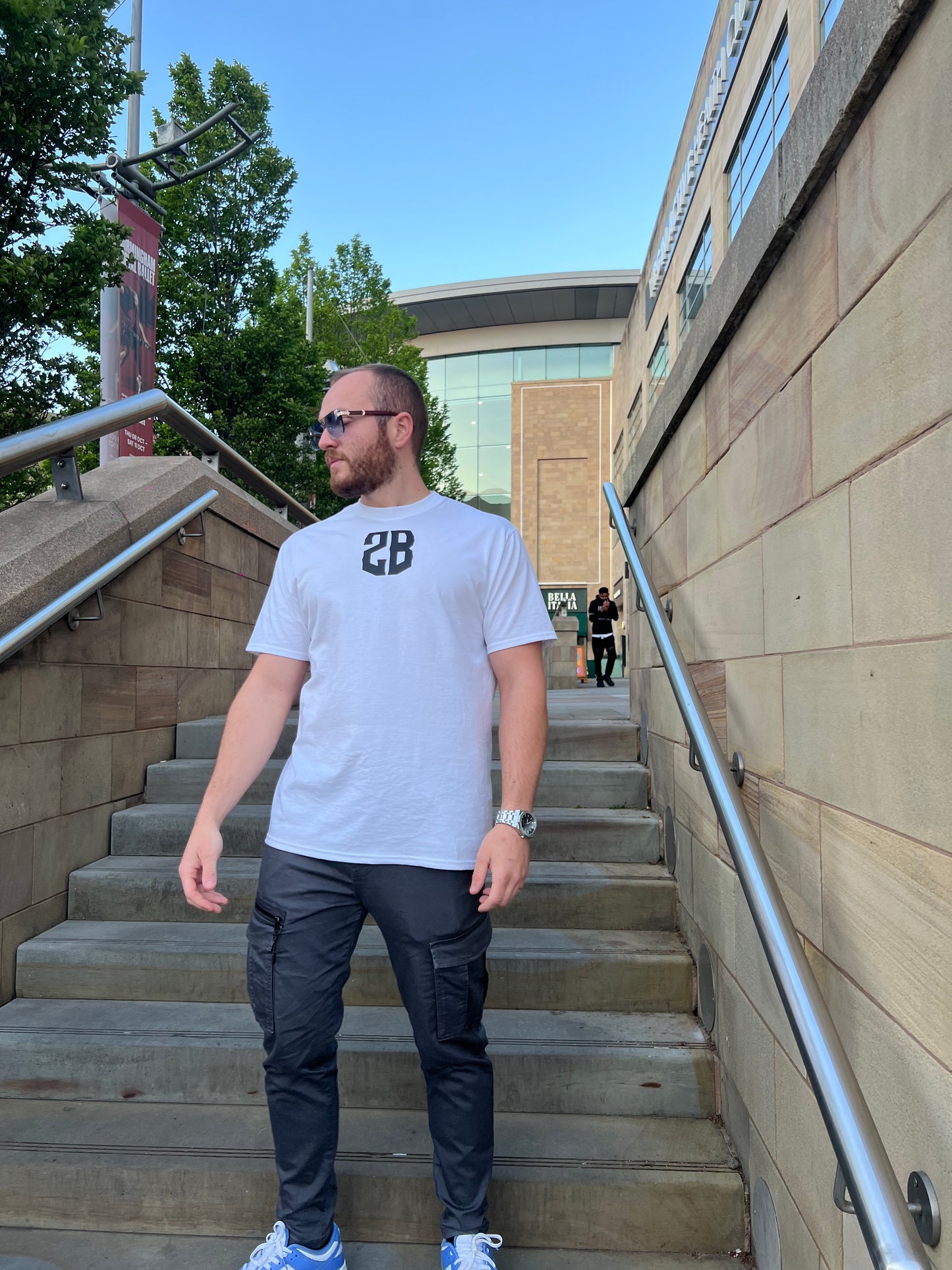 "Primero" tee in white