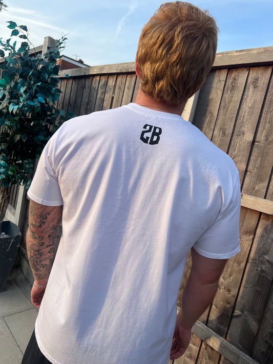 "Primero" tee in white