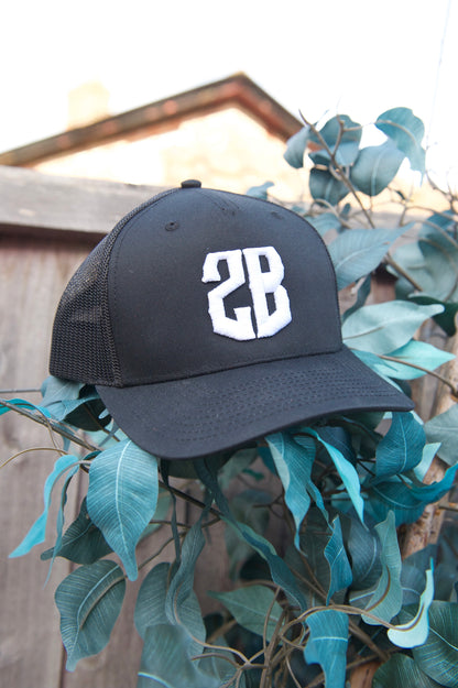 Five Panel Trucker "Charcoal Black"