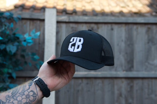 Five Panel Trucker "Charcoal Black"